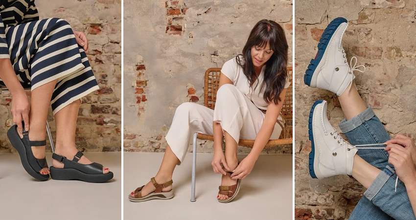 Hoe vallen Wolky's, verschillende pasvormen