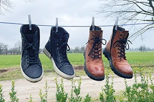 natte schoenen drogen