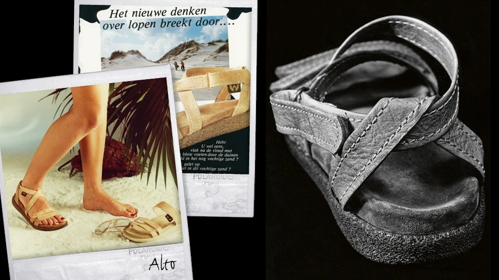 Een van de eerste sandalen: Etna