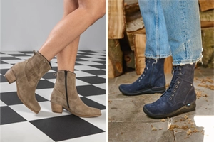 Vlek uit suede schoen