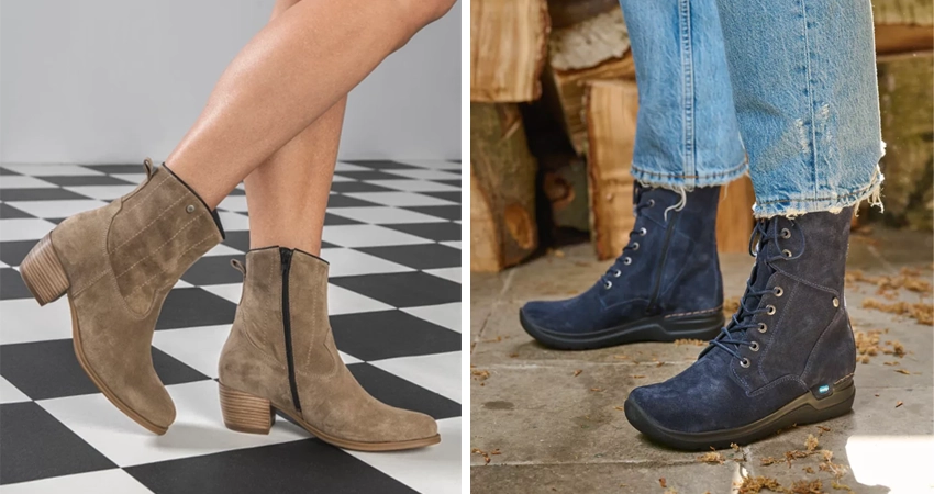 Vlek uit suede schoen