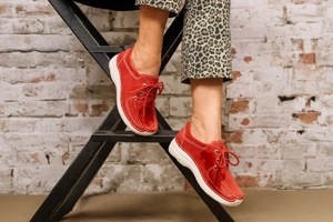 Watervlekken in schoenen