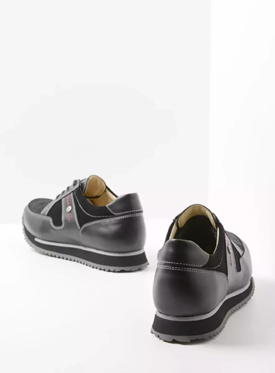 Wolky Veterschoenen 05804 e-Walk 20009 zwart combi stretch leer